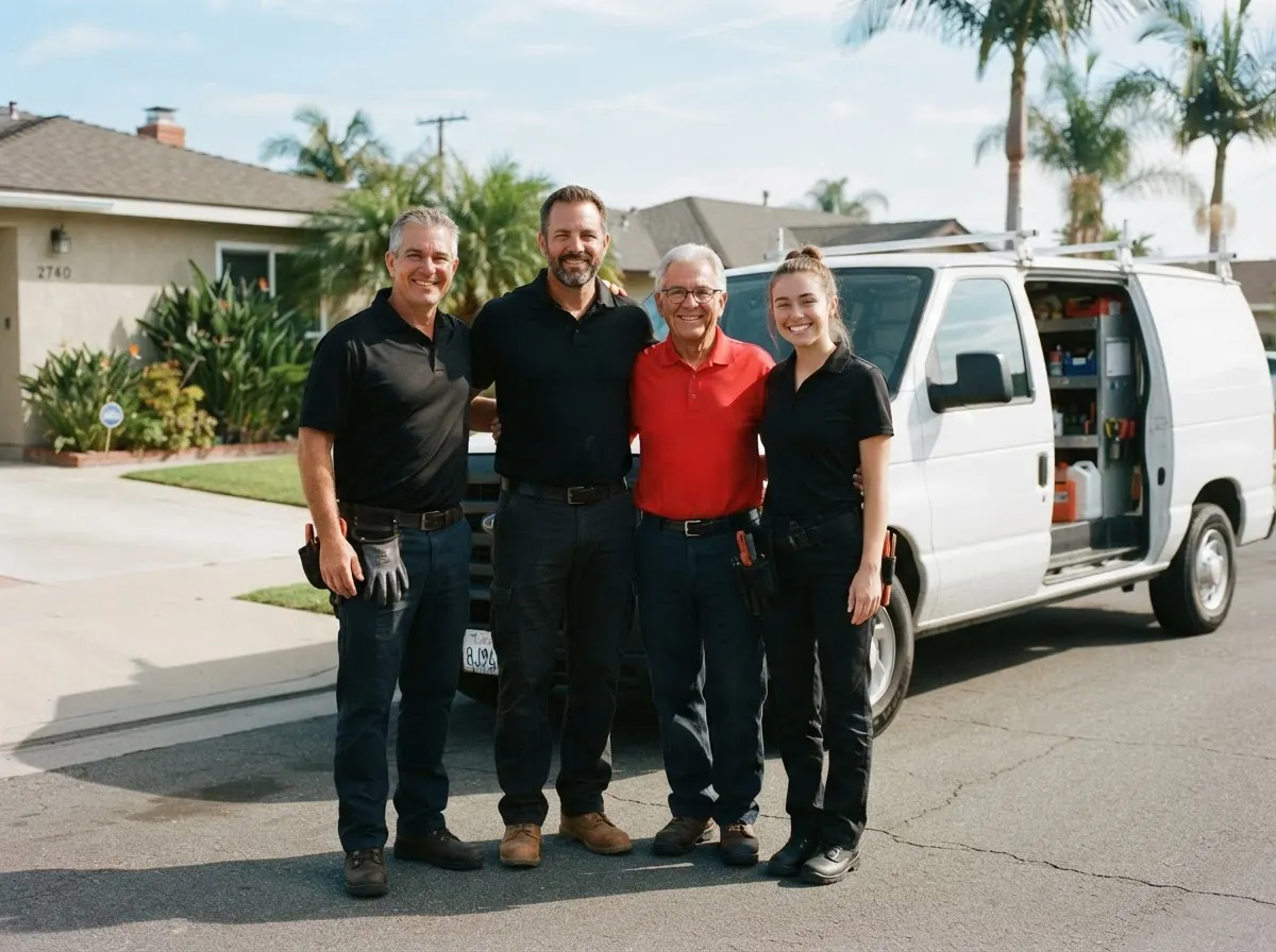 The Crossroad Pest Control team, pest control service in Long Beach, CA